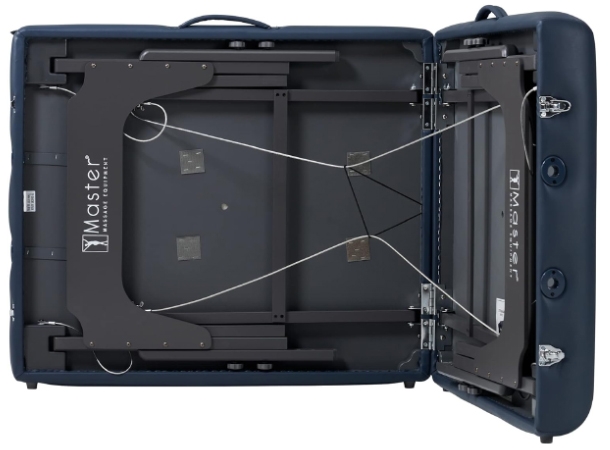 Foldable design of the Master Massage 31-inch Montclair Pro Table for easy transport