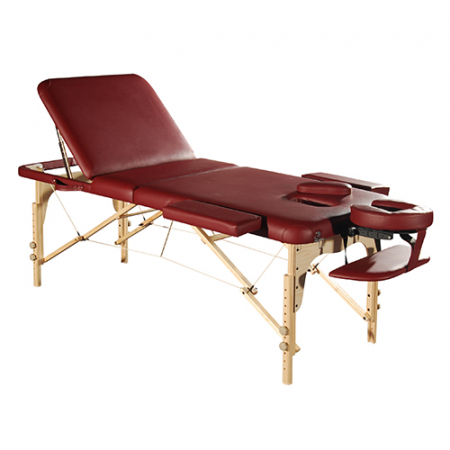 Adjustable Headrest of ETL Tilt Table-Burgundy