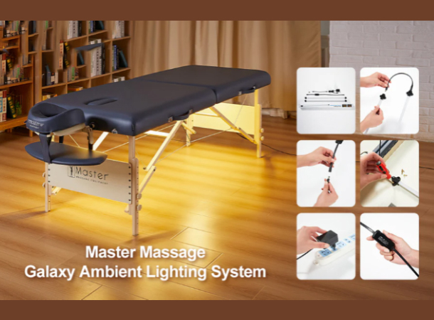 LED lighting accessory for therapy tables