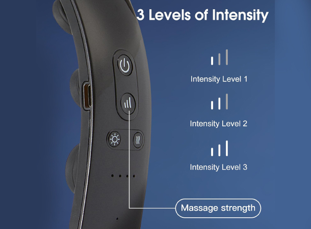 Rechargeable electric scalp massager for deep head massage