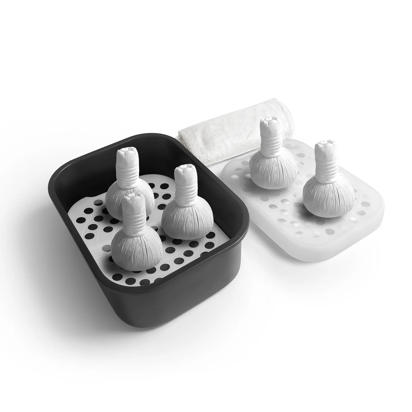 Rapid-heating massage oil and stone heater