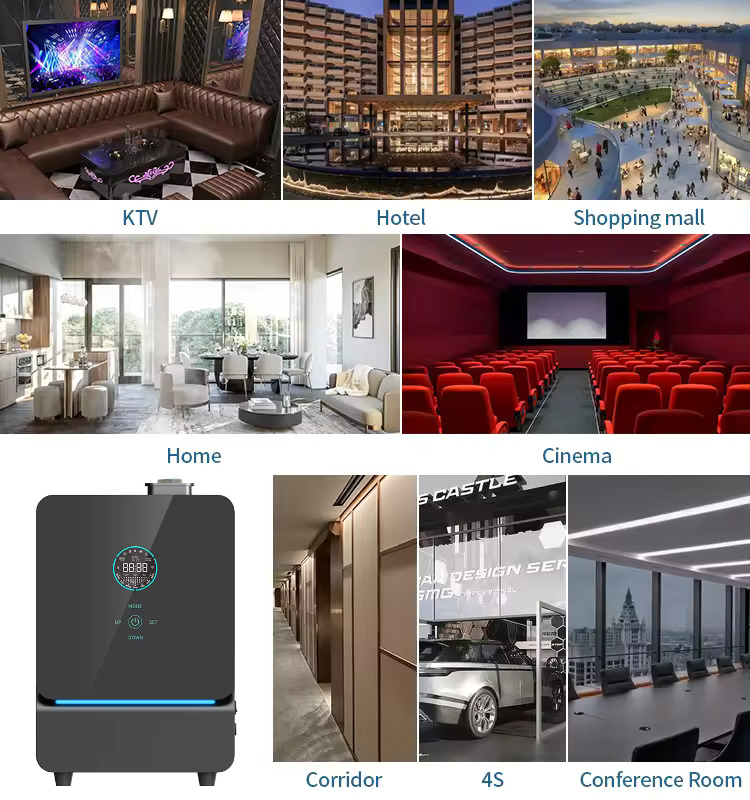 Commercial Essential Oil Diffuser with Smart Circular Display