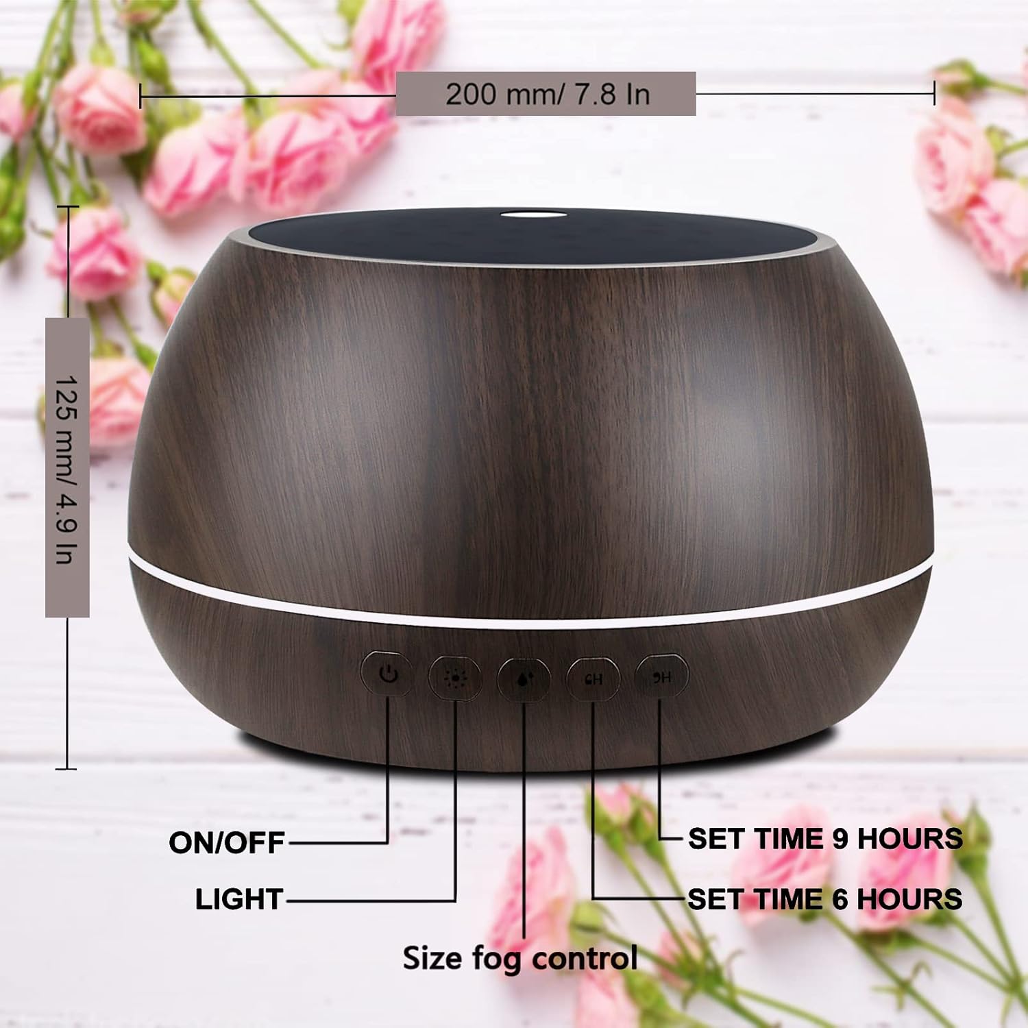 BPA-Free 1000ml Aroma Diffuser for Home and Office
