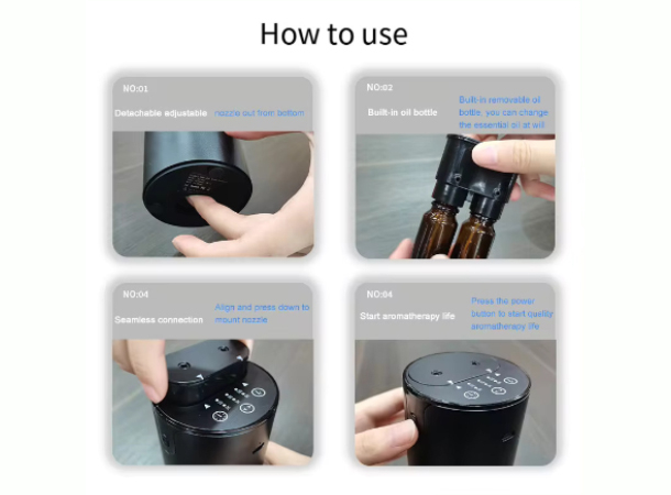 Compact Dual Nozzle Aroma Diffuser