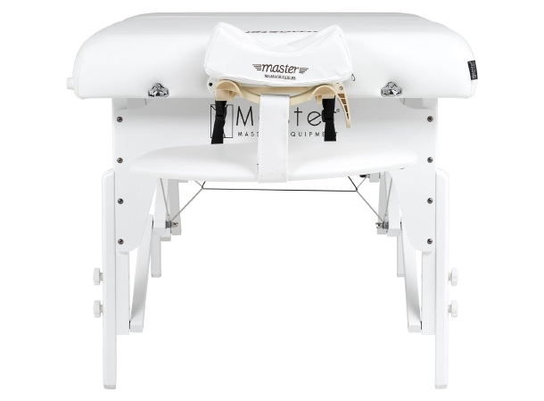 Portable Master Massage 31" Montclair Pro Massage Table with carry case and armrest shelf