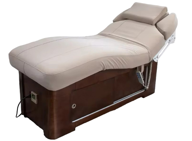 Electric Heating Luxury Massage Bed, 2 Motor Body Curve Design