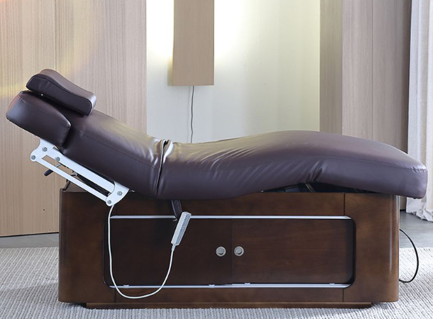 Built-in heating professional massage bed