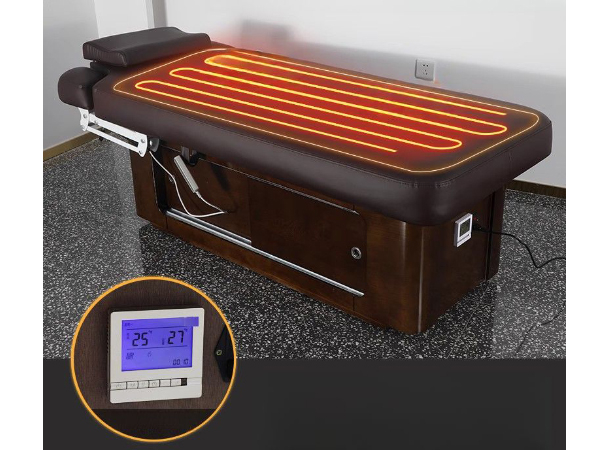 High-density foam massage table with USB ports