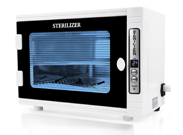 UV light sterilizer for masks, baby bottles, and gadgets