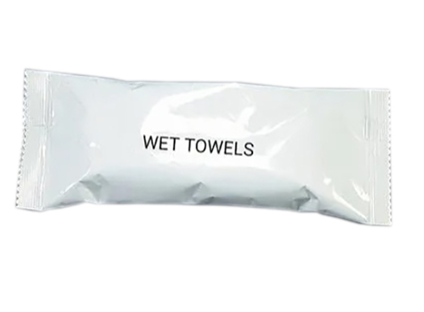 Cotton Wet Towel Sachet Pack