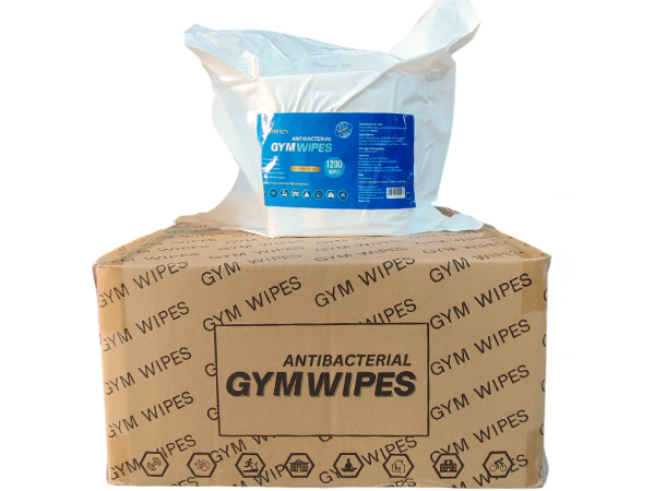germ-killing gym wipes