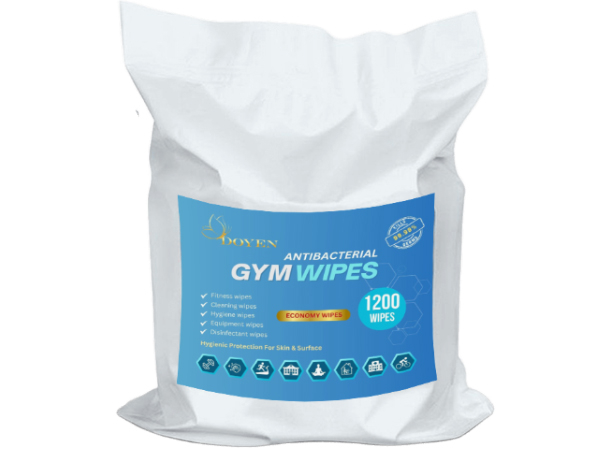 DOYEN Antibacterial Gym Wipes - 1200Pcs, Economy Wipes