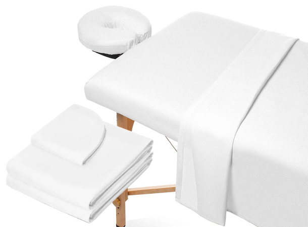 MT Massage Table Cover 3Pcs Set, Microfiber