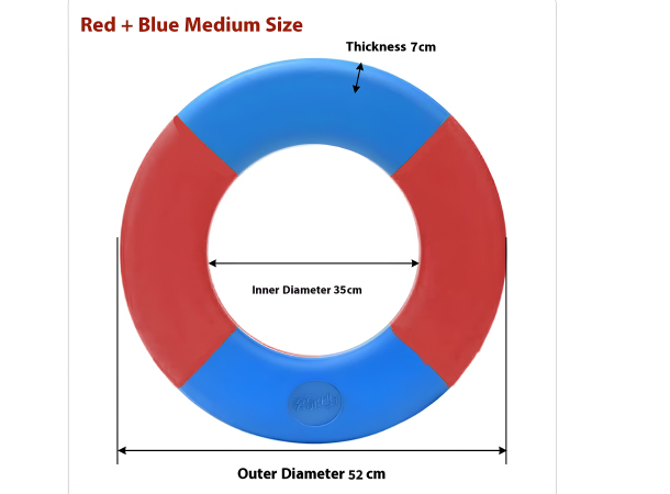 Durable EVA foam life-saving ring with strong buoyancy for children and adults