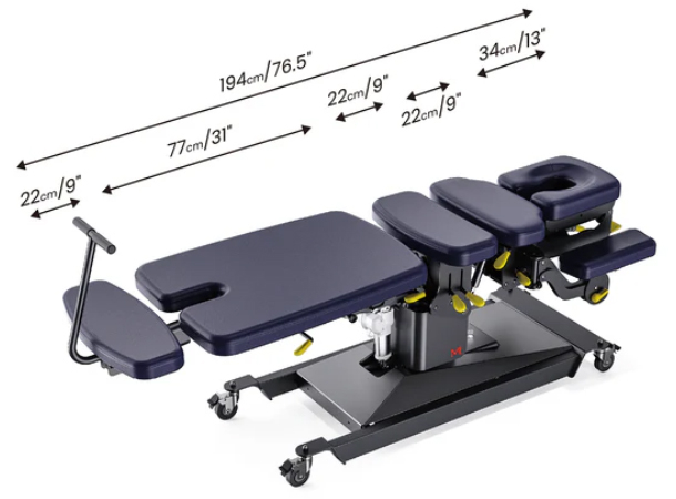 Advanced chiropractic adjustment table MT Chiropractic Prime-400