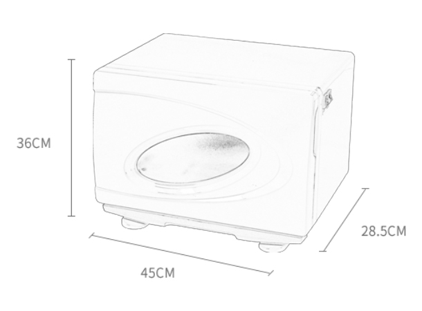 Salon towel warmer cabinet 18 liter capacity