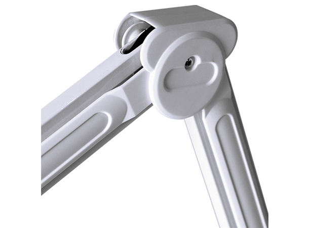 Vertical LED magnifying lamp by Doyen for precise salon and medical work