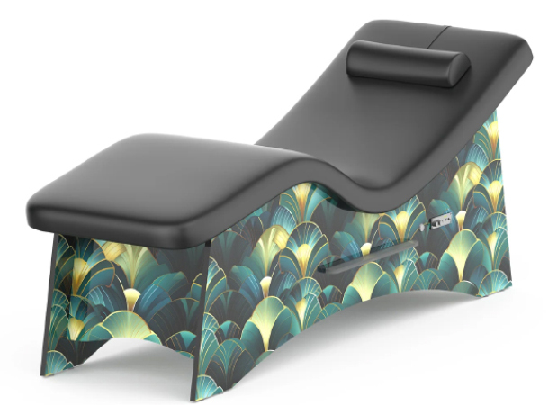 Sound and Vibration Therapy Bed with Curved Ergonomic Design