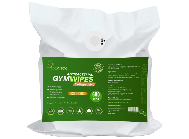 DOYEN Luxury Quality Biodegradable Gym Wipes