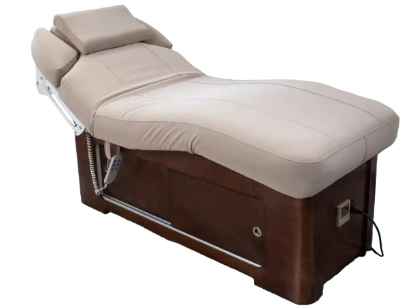 Electric Heating Luxury Massage Bed, 2 Motor Body Curve Design