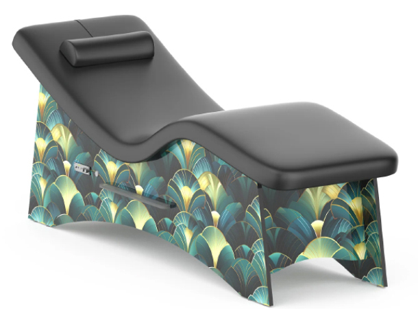 Sound and Vibration Therapy Bed with Curved Ergonomic Design
