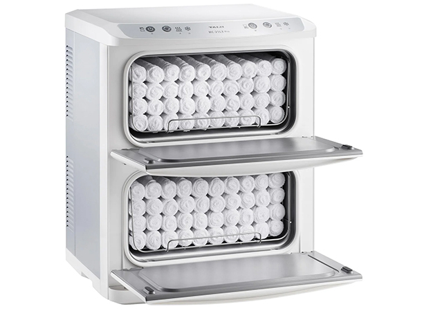 Taiji convertible towel warmer and cooler holding 25 face towels