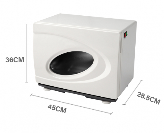 Professional towel warmer machine with UV sterilizer for facial treatments