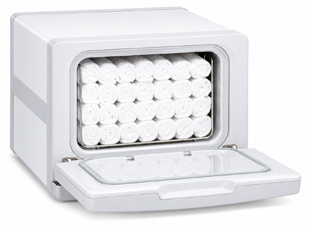 TAIJI HotCabi Towel Warmer 6L  White Open