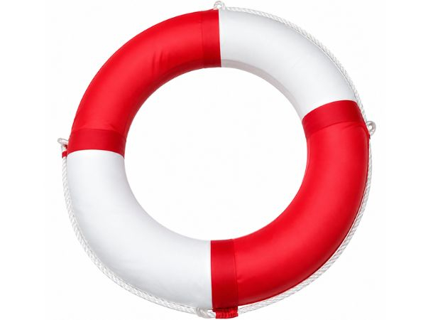 Life buoy Ring White and Red