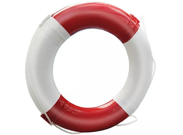 Life buoy Ring White and Red