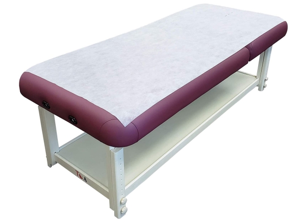 Tear-resistant non-fitted non-woven bedsheet rolls