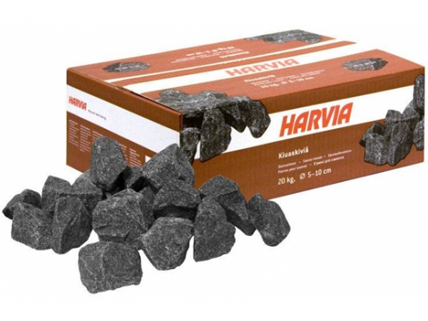 Natural volcanic rocks used in our sauna stones