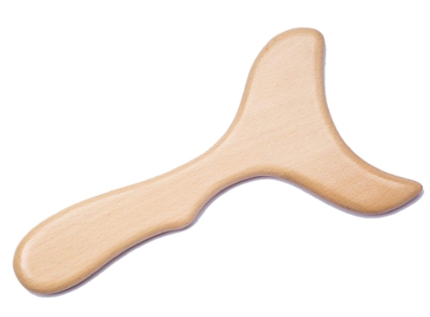 Wooden Fish Fork Scraping Massage Tool