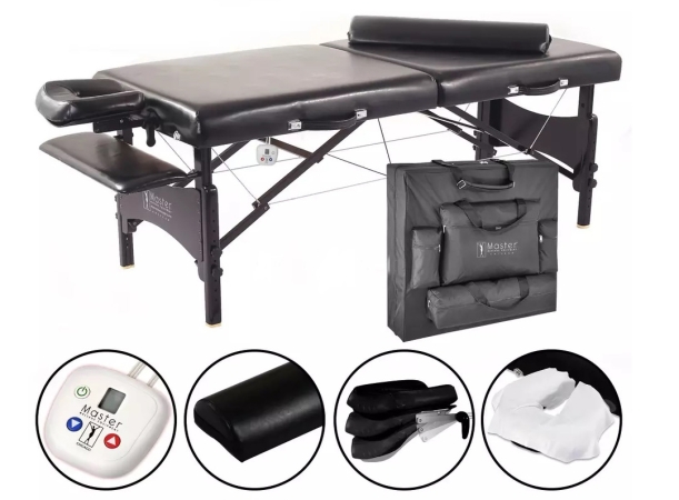 Master Massage 30" GALAXY Portable Massage Table with full accessories