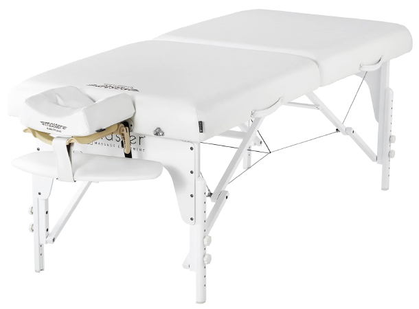 Master Portable Massage Table, MCR S31" White