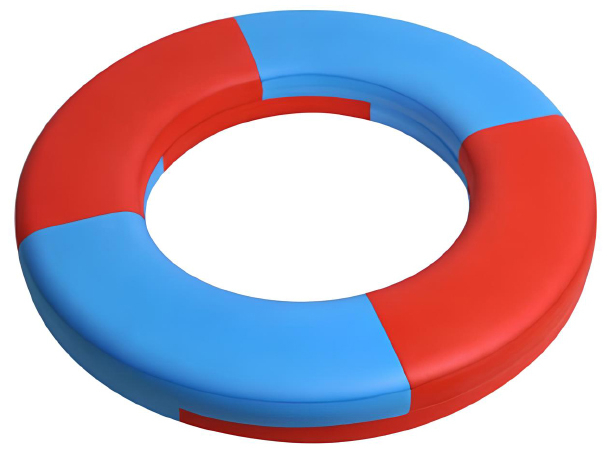 EVA Life Buoy Swimming Ring for children's & Adults