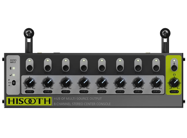 Hisooth SynchroHub 8 Channel VibroAcoustic Control Console front view