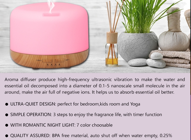 BPA-Free Aroma Diffuser - Safe and Stylish for Your Space