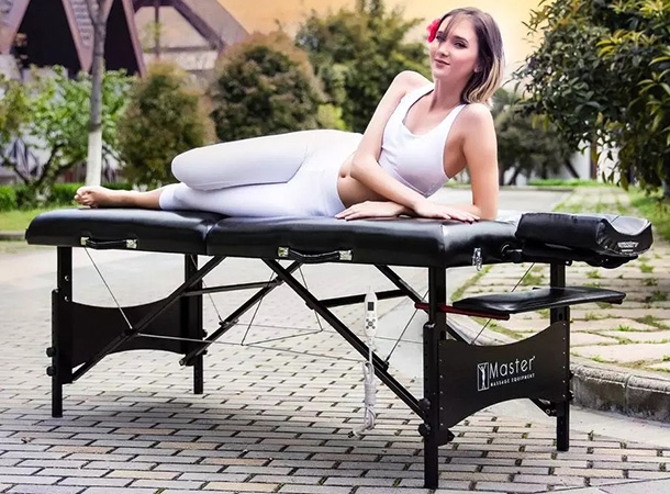 Folded Master Massage GALAXY Table for Transport
