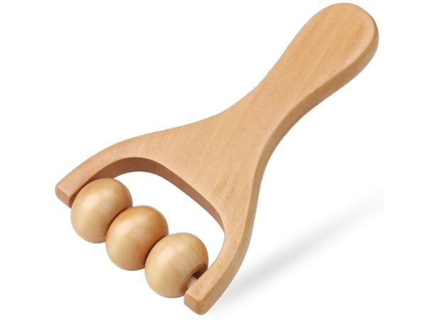 Wooden Hand Roller Massager